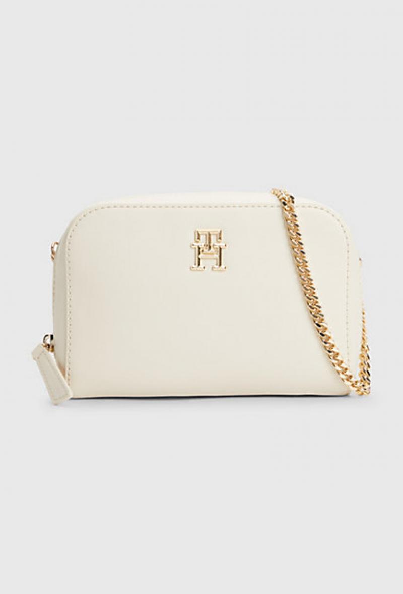 Borsetta con tracolla a catenella Avorio<br />(<strong>Tommy hilfiger</strong>)