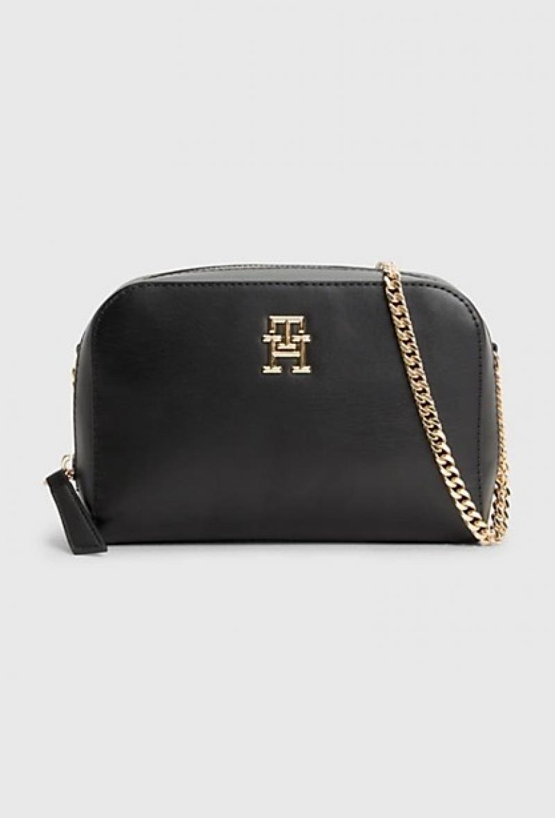 Borsetta con tracolla a catenella Nero<br />(<strong>Tommy hilfiger</strong>)