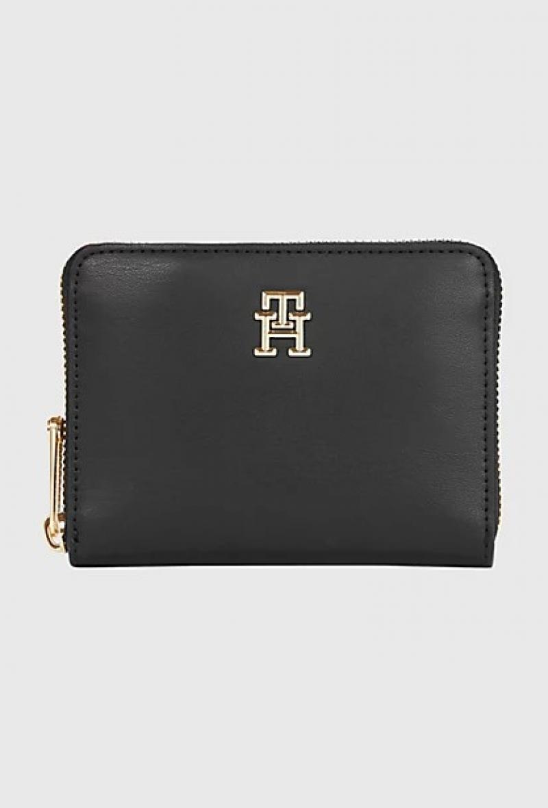 Portafogli piccolo con zip Nero<br />(<strong>Tommy hilfiger</strong>)