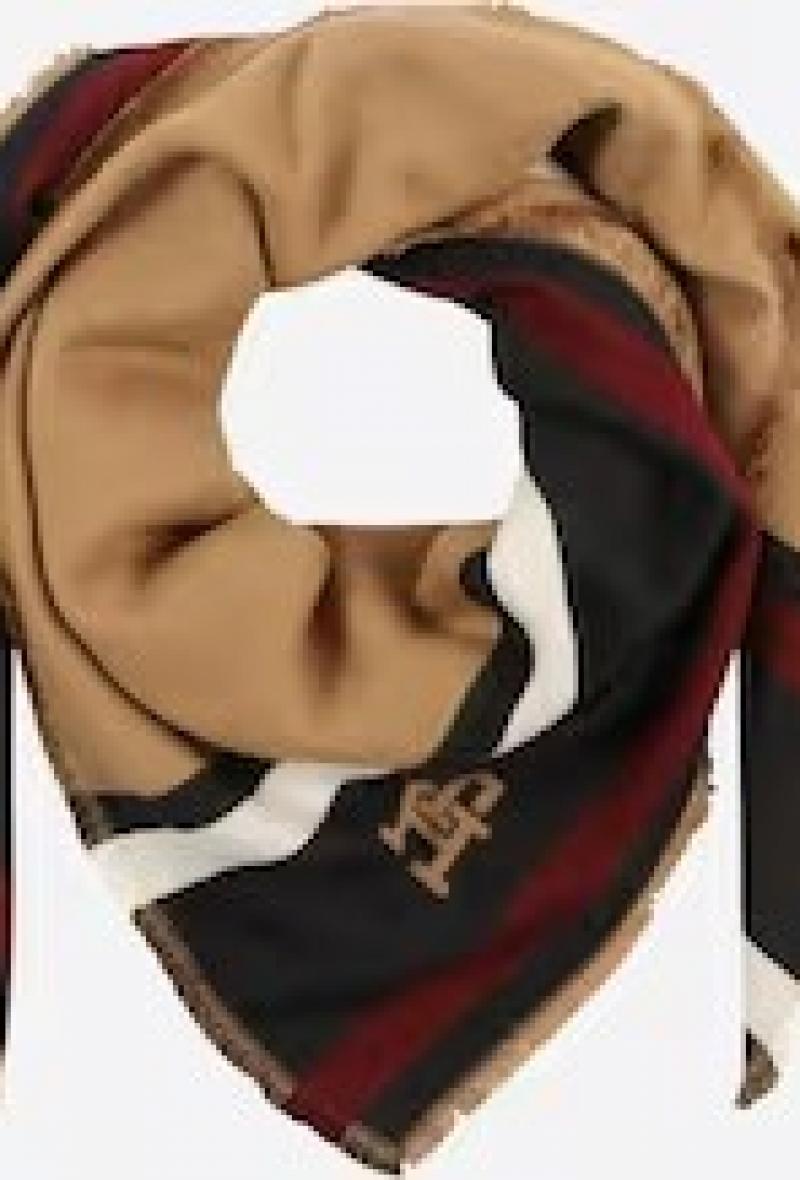 Pashmina color block Marrone e nero<br />(<strong>Tommy hilfiger</strong>)