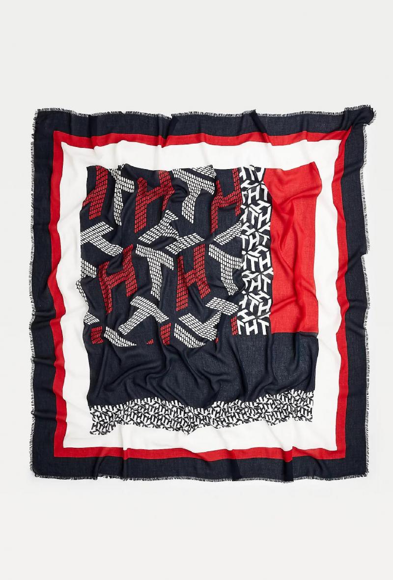 Foulard con monogramma <br />(<strong>Tommy hilfiger</strong>)