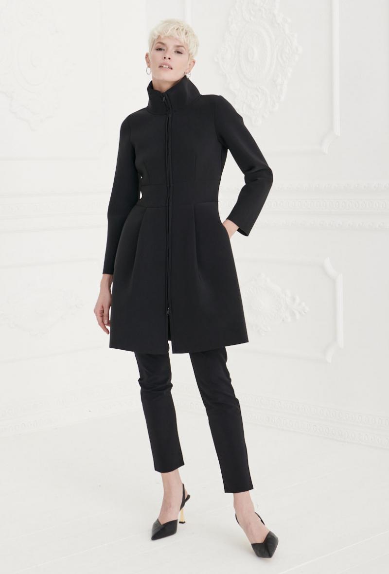 Cappottino avvitato con collo alto Nero<br />(<strong>Es givien</strong>)