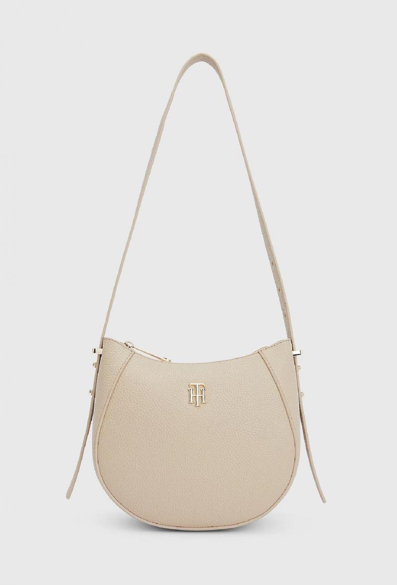 Borsa hobo a tracolla Beige<br />(<strong>Tommy hilfiger</strong>)