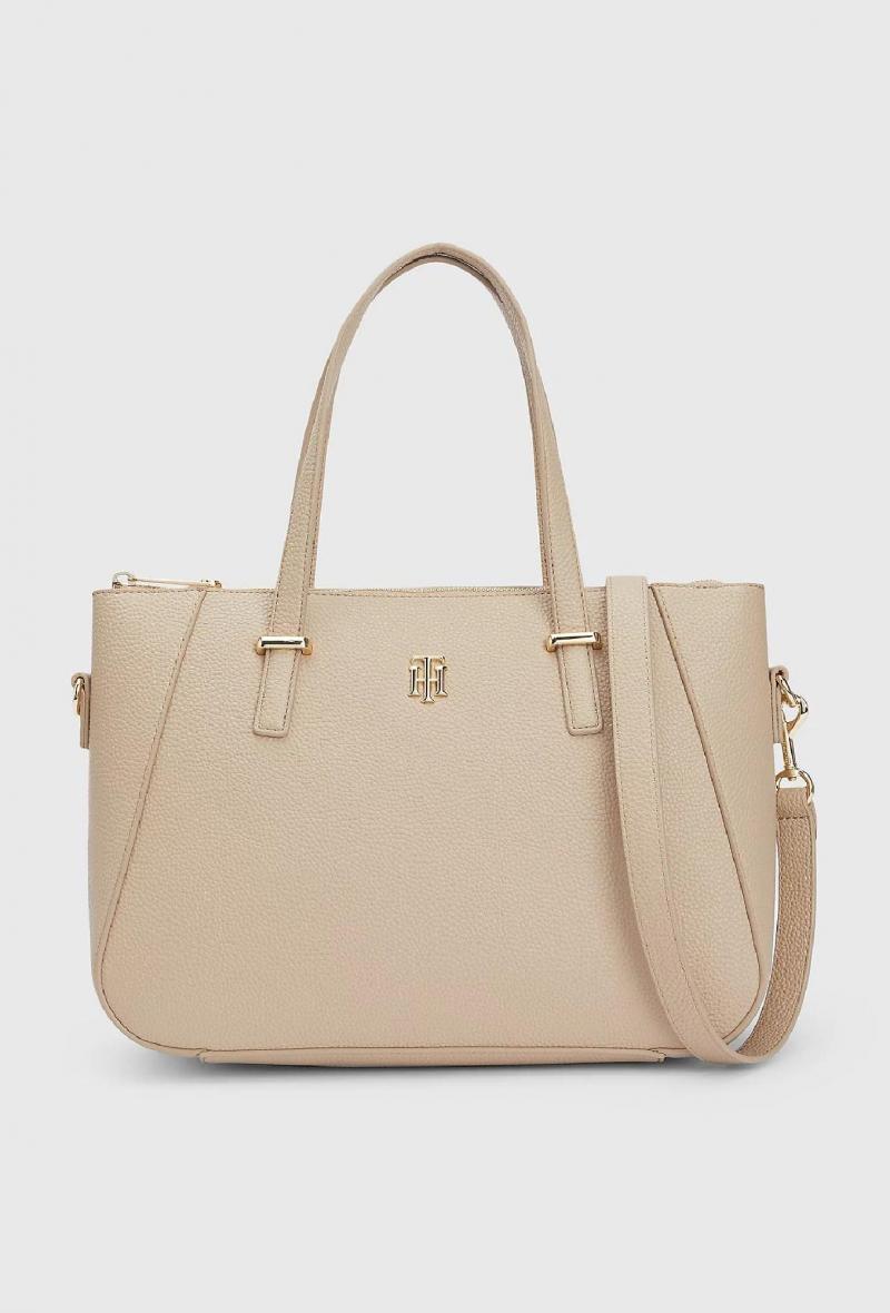 Borsa satchel con manici e tracolla Beige<br />(<strong>Tommy hilfiger</strong>)