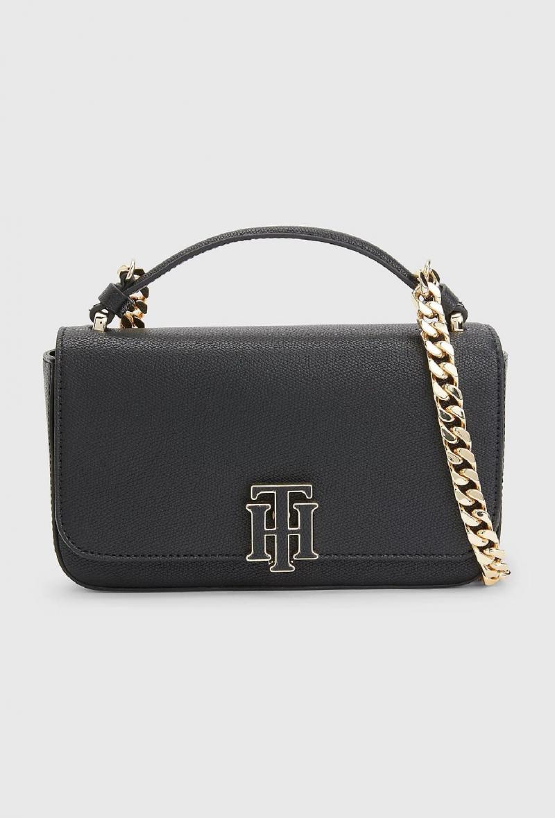 Borsetta a tracolla con catenella Nero<br />(<strong>Tommy hilfiger</strong>)