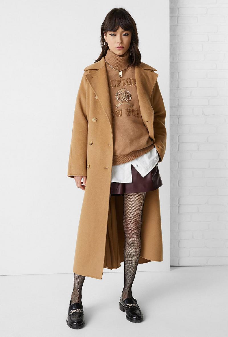 Cappotto oversize doppiopetto Cammello<br />(<strong>Tommy hilfiger</strong>)