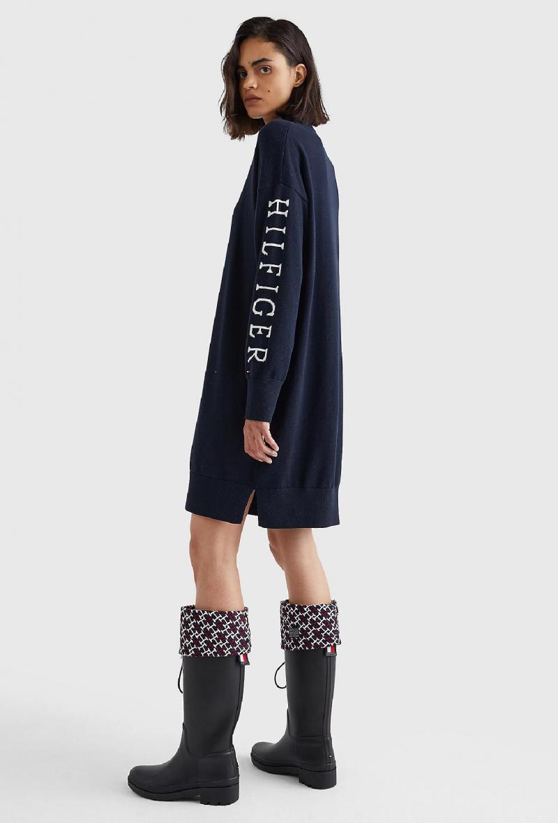 Abito pullover relaxed fit Blu<br />(<strong>Tommy hilfiger</strong>)