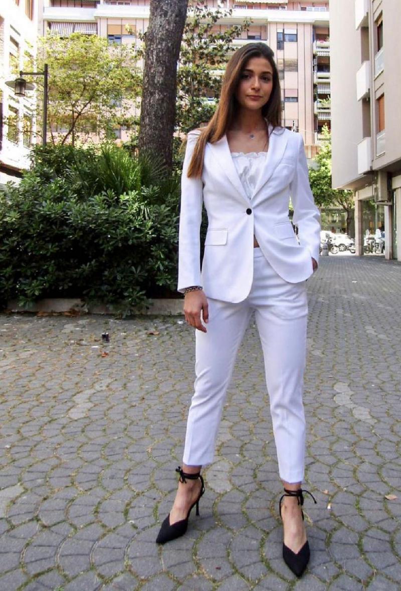 Tailleur pantalone Bianco<br />(<strong>Interdee</strong>)