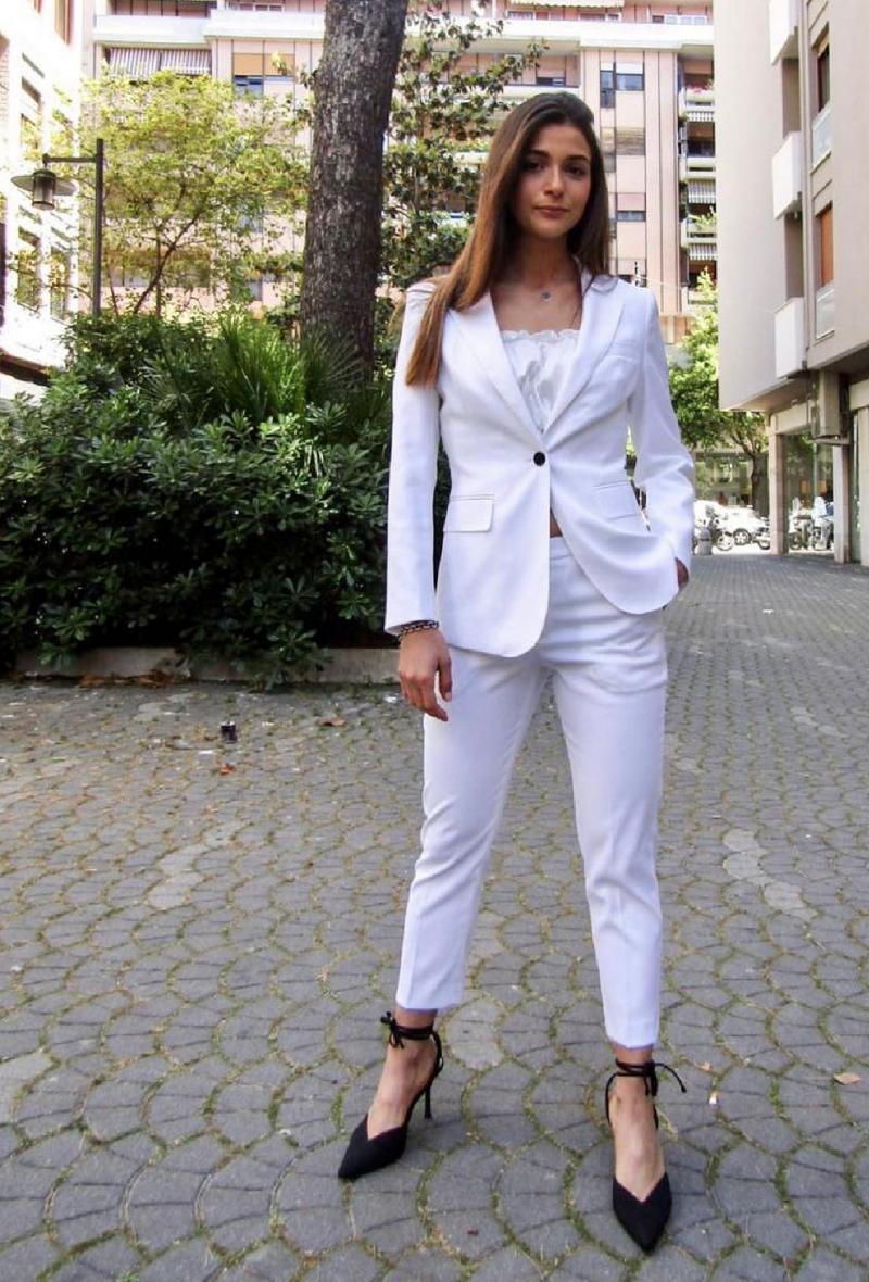 Tailleur pantalone Bianco<br />(<strong>Interdee</strong>)