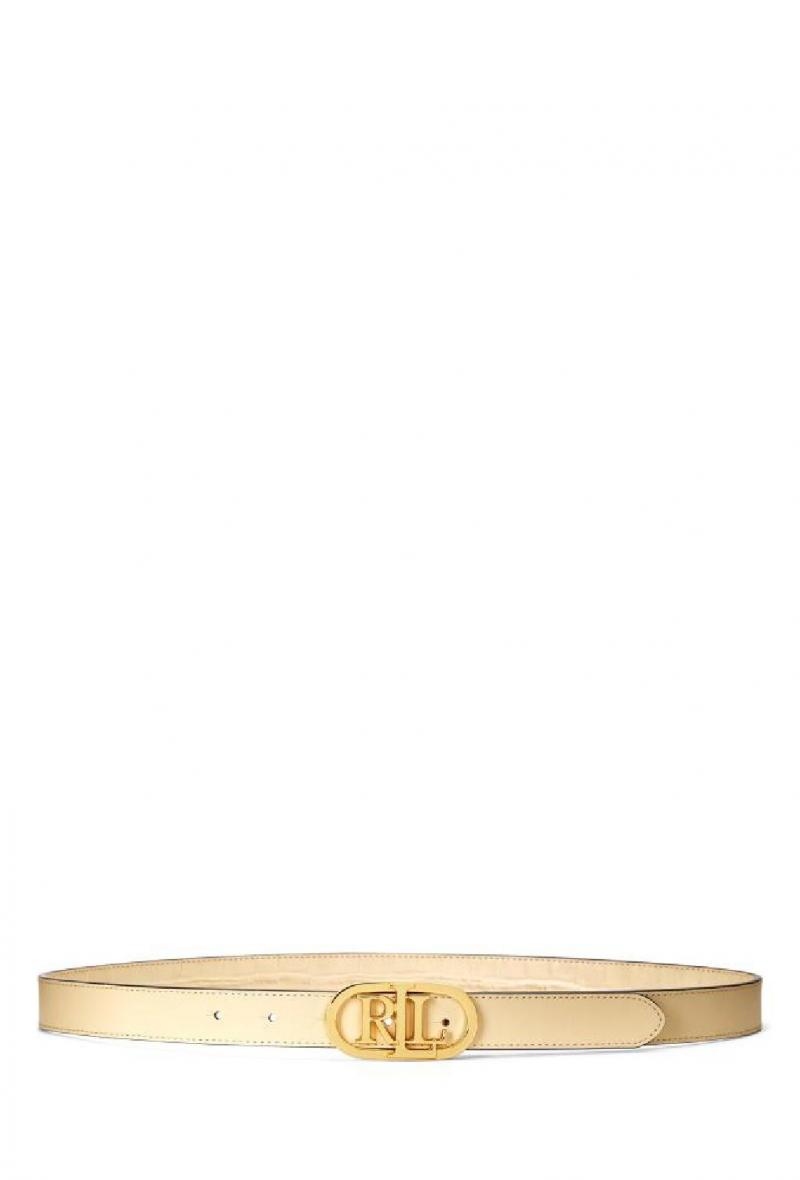 Cintura in pelle reversibile Beige<br />(<strong>Lauren ralph lauren</strong>)