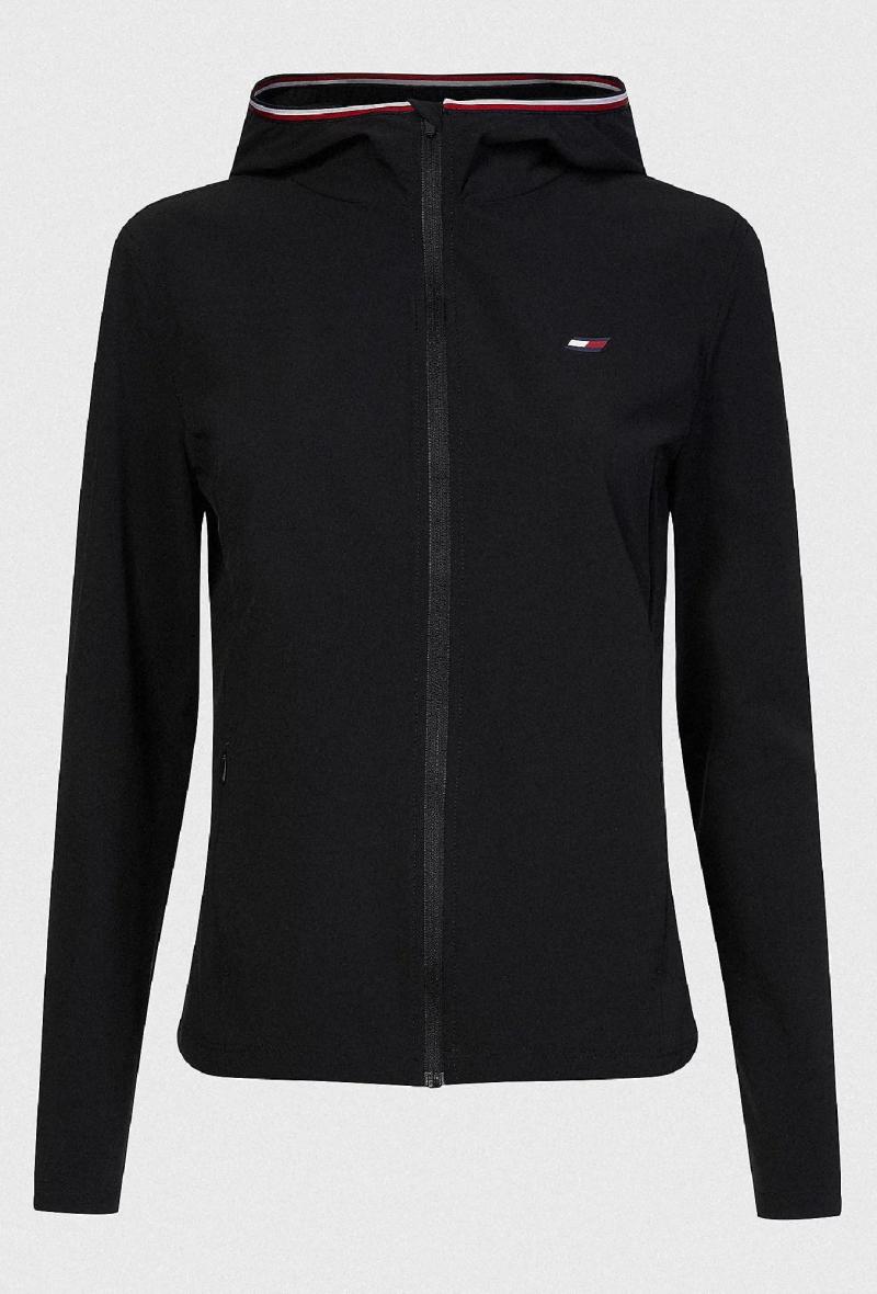 Giacca sportiva con cappuccio Nera<br />(<strong>Tommy hilfiger</strong>)