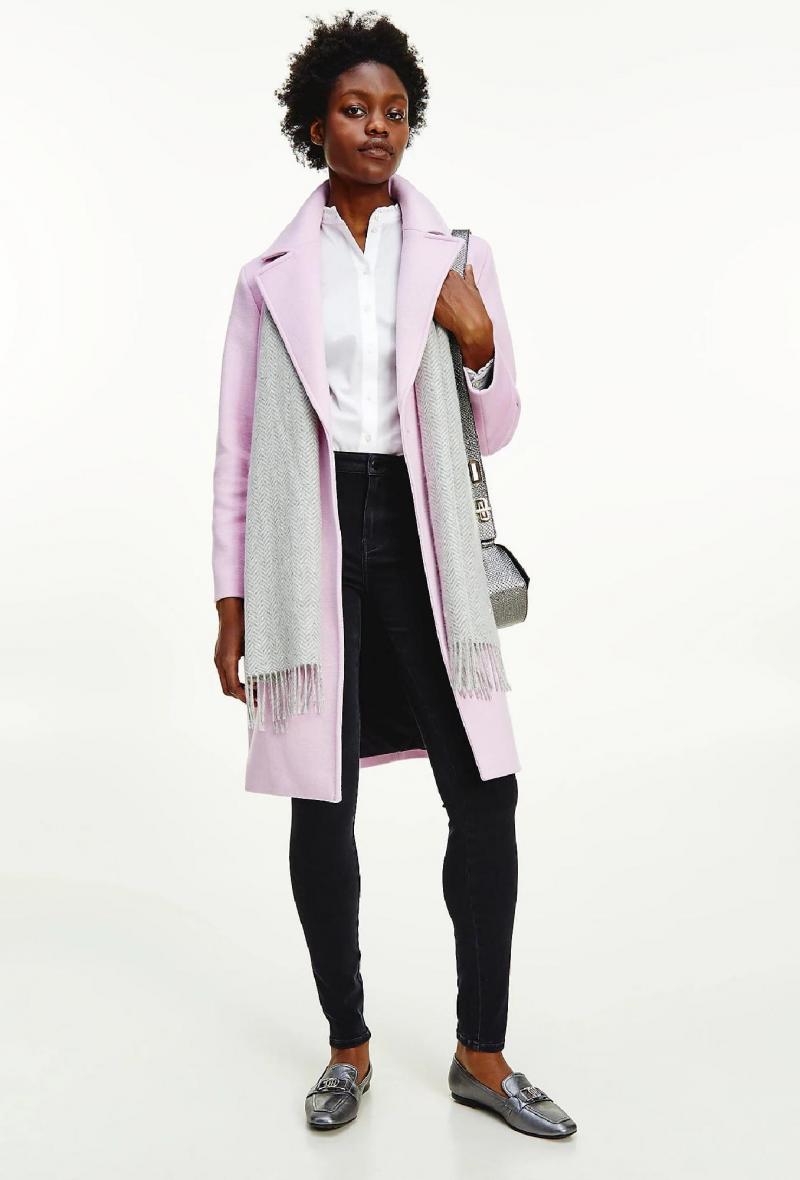 Cappotto con cintura Rosa<br />(<strong>Tommy hilfiger</strong>)
