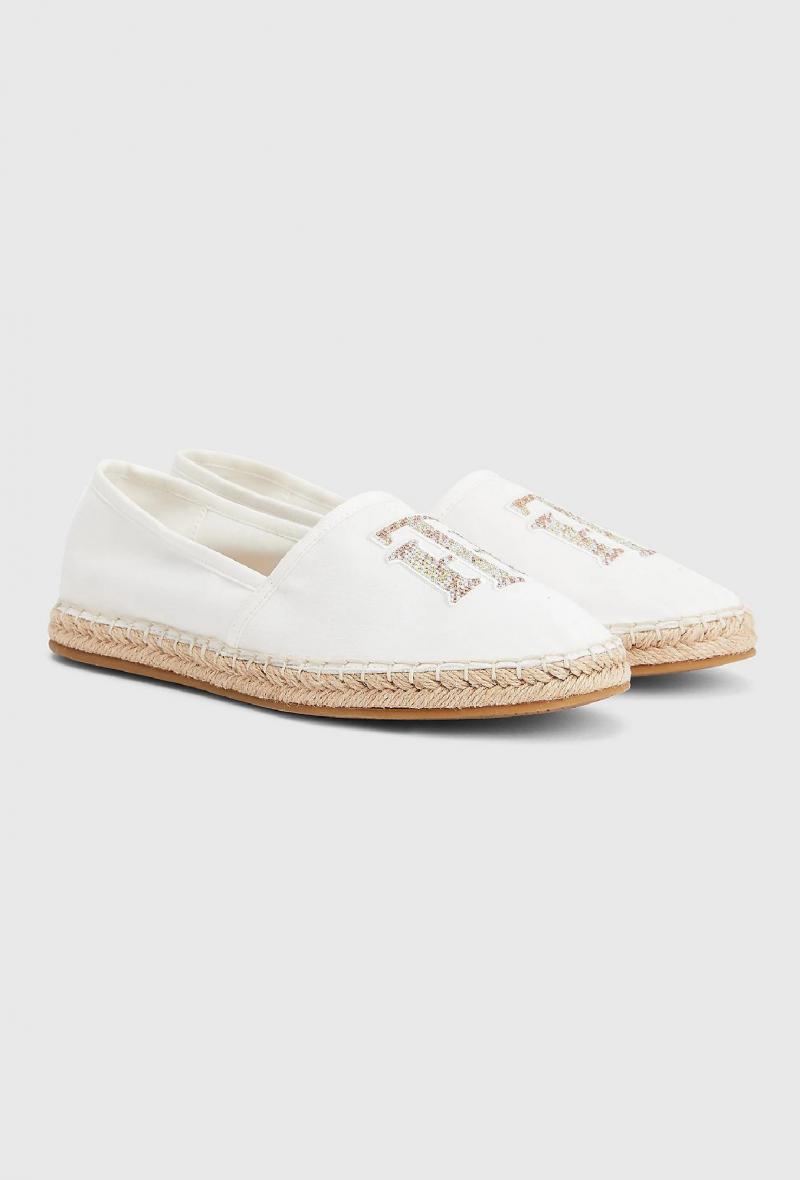 Espadrillas in cotone Bianco<br />(<strong>Tommy hilfiger</strong>)