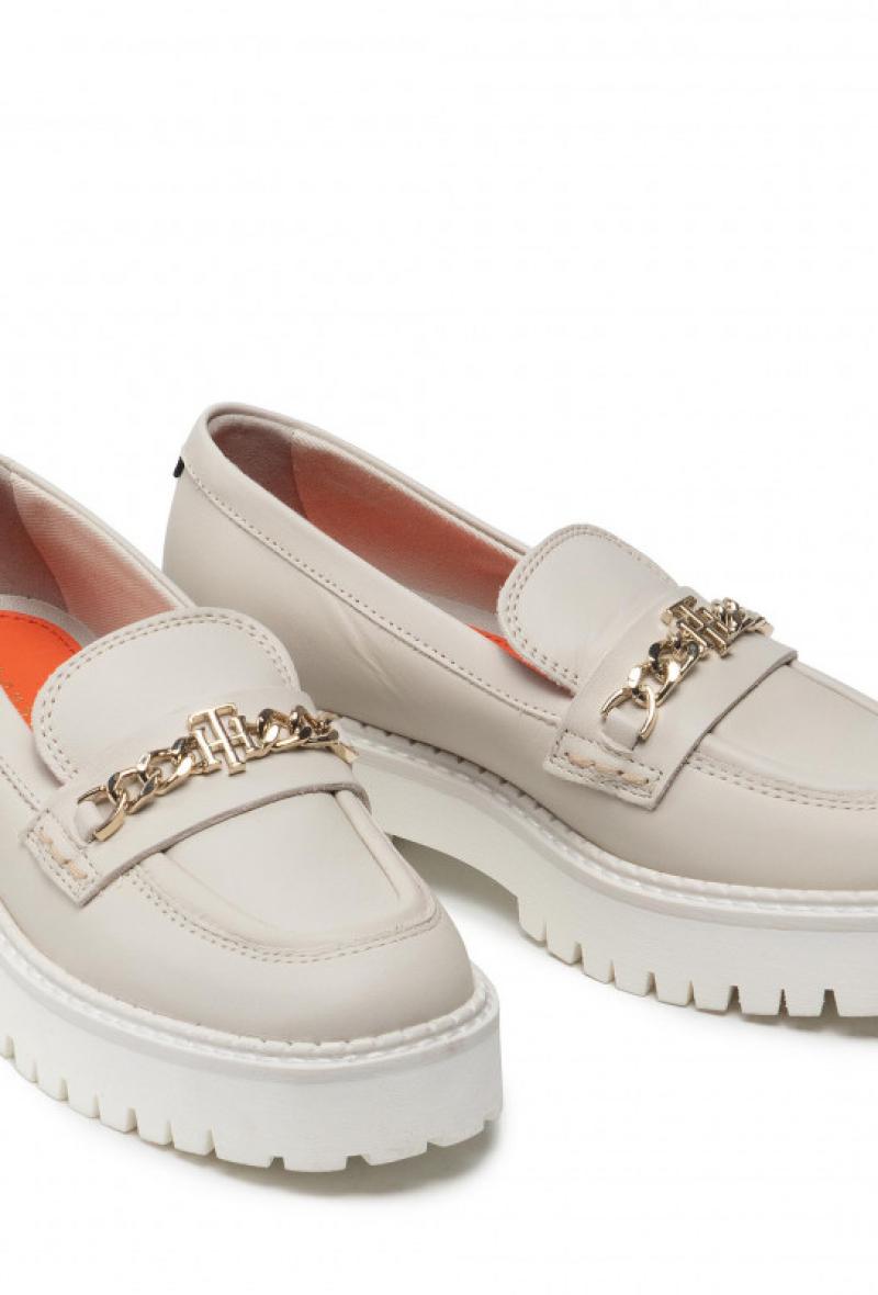 Mocassino chunky con carrarmato Bianco<br />(<strong>Tommy hilfiger</strong>)