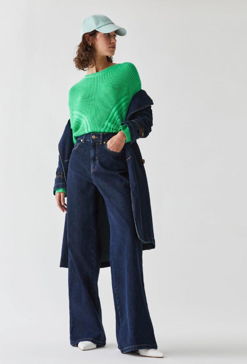 Jeans gamba larga Blu<br />(<strong>I blues</strong>)