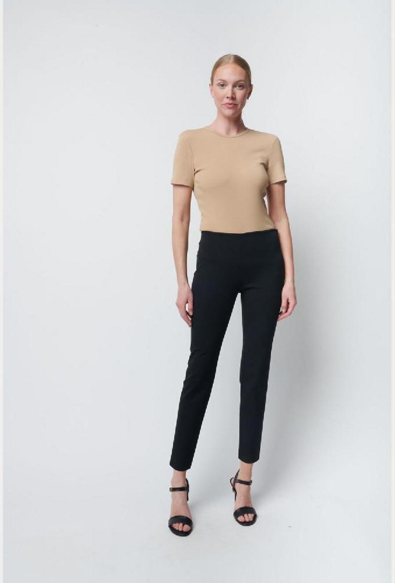 Pantaloni skinny in cotone elasticizzato Nero<br />(<strong>Lauren ralph lauren</strong>)