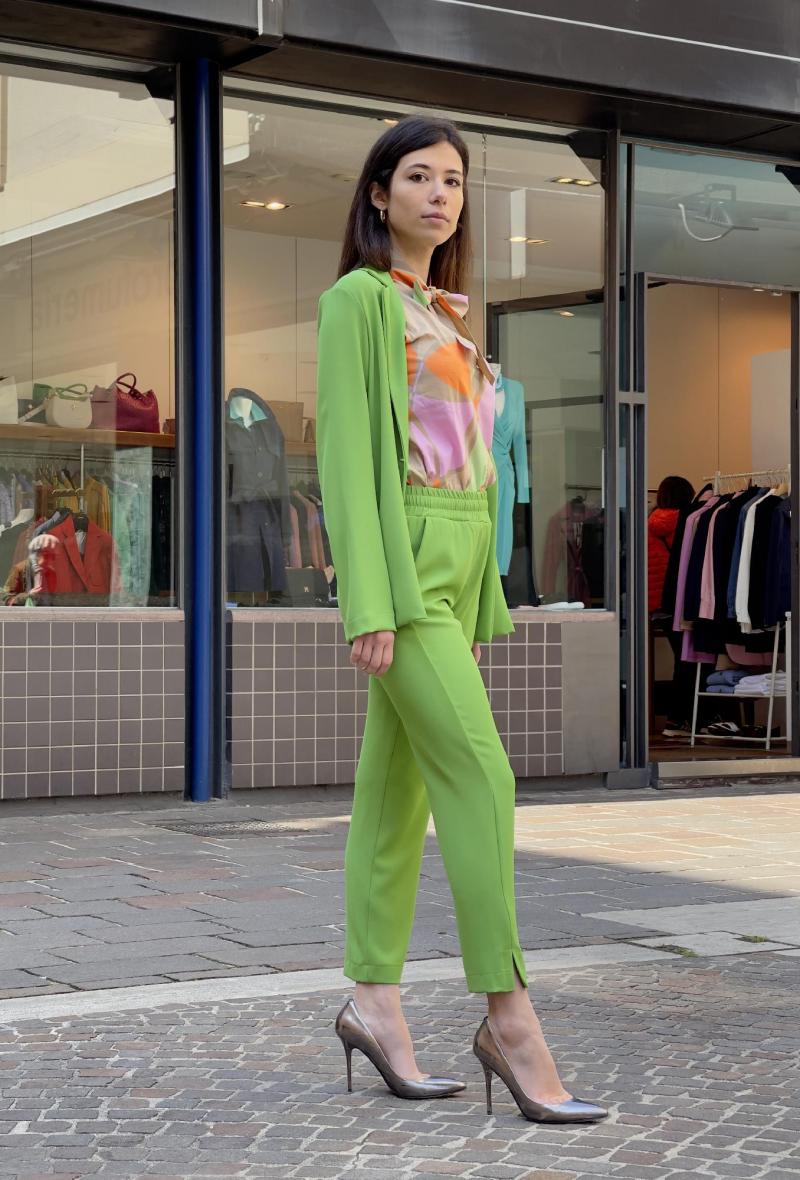 Completo pantalone morbido Verde<br />(<strong>Meme road</strong>)