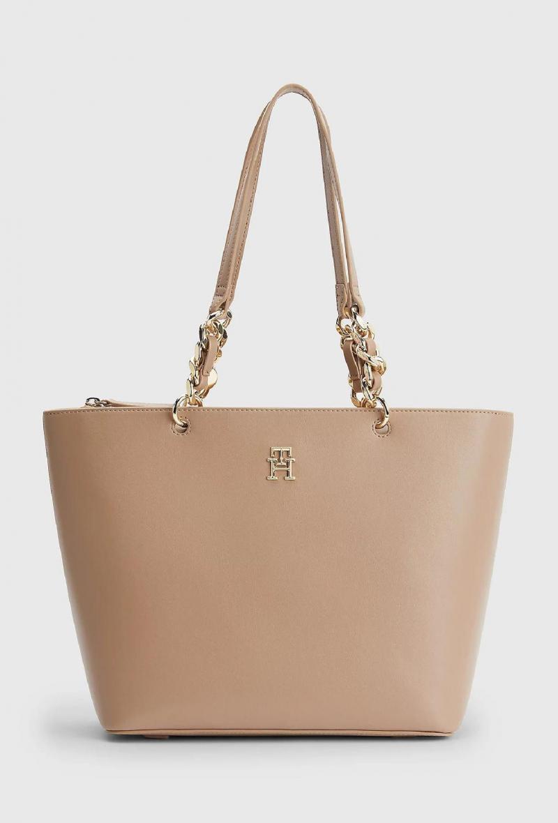 Borsa tote chic Cammello<br />(<strong>Tommy hilfiger</strong>)