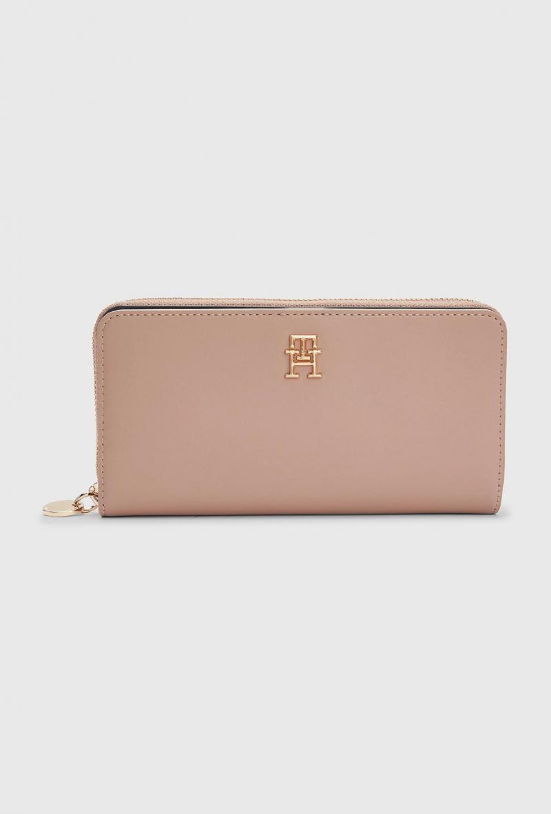 Portafogli grande con zip Beige<br />(<strong>Tommy hilfiger</strong>)