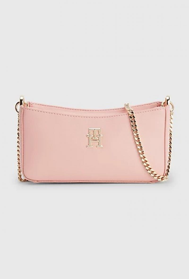 Borsetta a tracolla con catenella Rosa<br />(<strong>Tommy hilfiger</strong>)