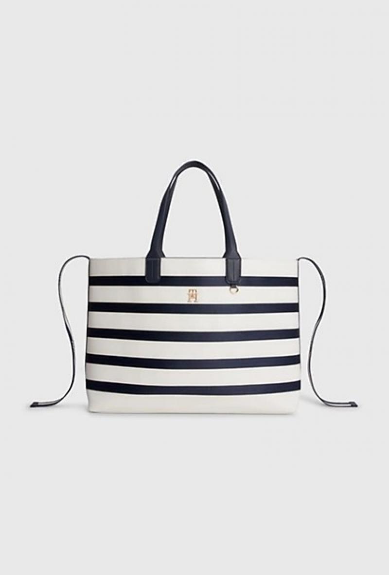 Shopper a righe Bianco e blu<br />(<strong>Tommy hilfiger</strong>)