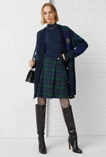 Minigonna in tartan