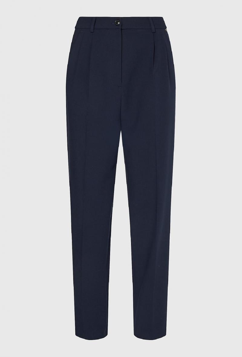 Pantaloni larghi con pinces Blu<br />(<strong>Tommy hilfiger</strong>)