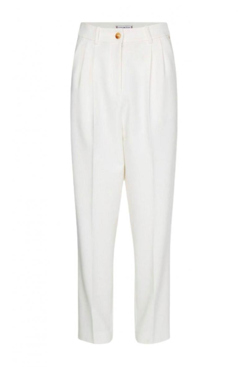Pantaloni larghi con pinces Bianco<br />(<strong>Tommy hilfiger</strong>)