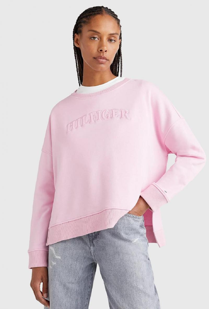 Felpa logata Rosa<br />(<strong>Tommy hilfiger</strong>)